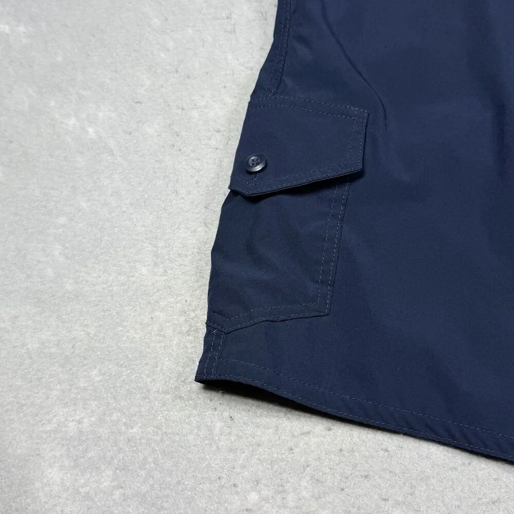 VTG Birdwell Beach Britches Birdie Board Shorts Cargo Men’s Medium Blue Nylon
